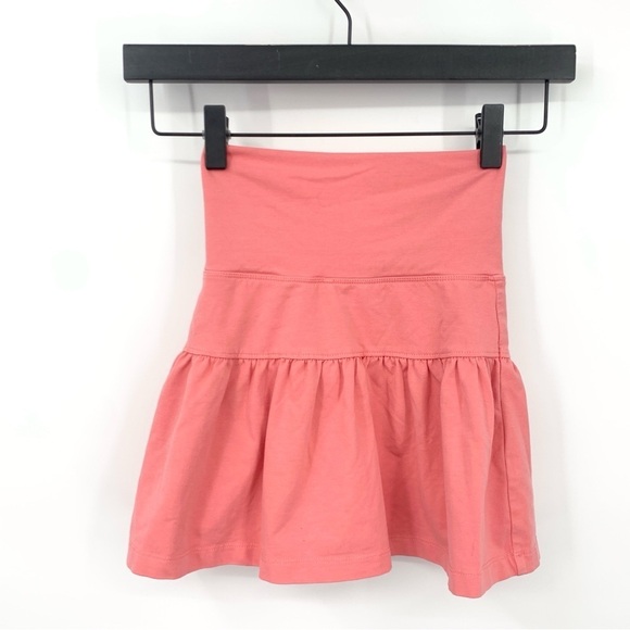 Hanna Andersson Girls 100 Size 4 Skort Mini Skirt Shorts Liner Pink Pull On - Picture 1 of 7